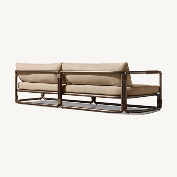 Aluminum outdoor sofa