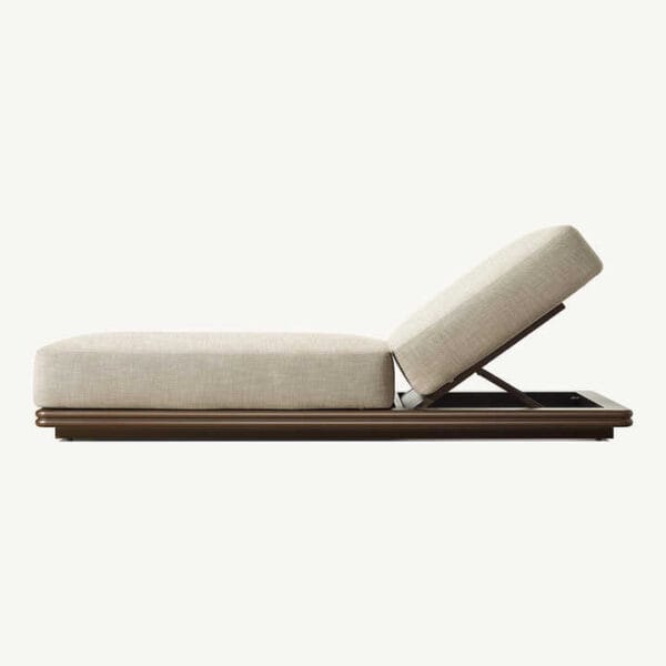 TG Premium Modern Design Outdoor Aluminum Sun Lounger for Pool Hotel & Courtyard Furniture - Image 3