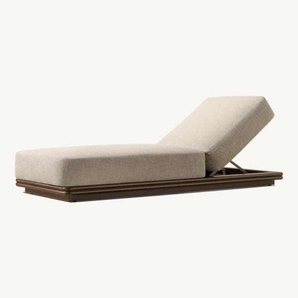 TG Premium Modern Design Outdoor Aluminum Sun Lounger for Pool Hotel & Courtyard Furniture - Image 7