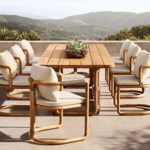 TG TRH31 Teak Wood Dining Table And Chair