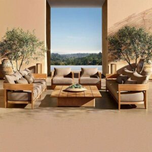 TG TRH33 Teak Wood Sofa Set